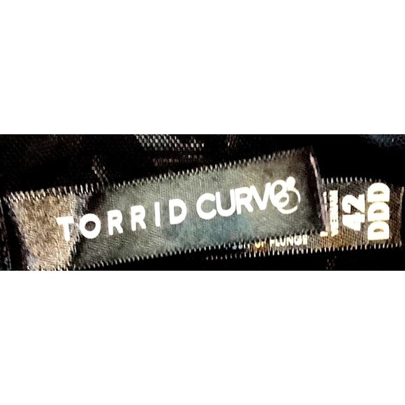 Torrid Curve 42DDD Back-Smoothing Push-Up Plunge Bra Leopard Print Nylon/Spandex - Picture 3 of 6